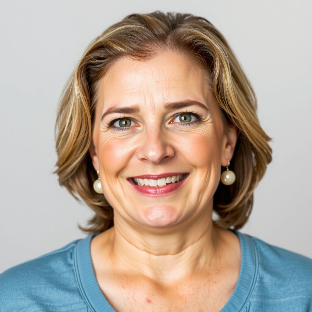 Portretul unei femei mature, clientă Nutrivitalfi